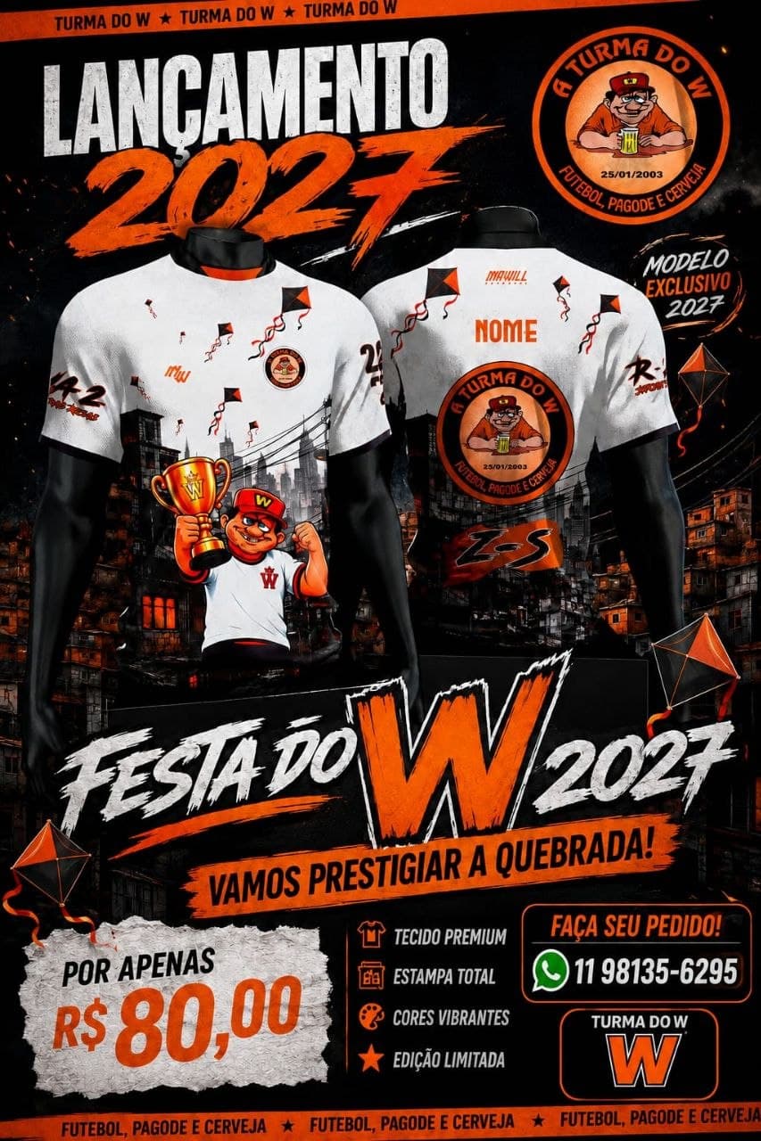 Camiseta Turma do W Edição Especial